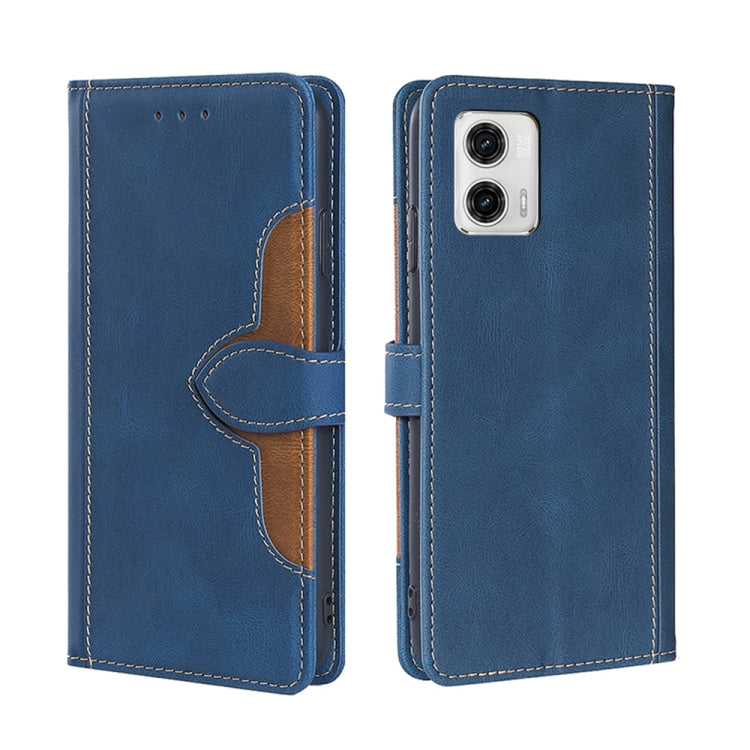 Skin Feel Magnetic Buckle Leather Phone Case, For Motorola Moto G53 5G/G13 4G/G23 4G, For Motorola Moto G73 5G, For OPPO Reno8 T 5G/A1 Pro 5G, For Xiaomi Redmi 12C 4G, For Kyocera Android One S10, For OnePlus Ace 2/11R