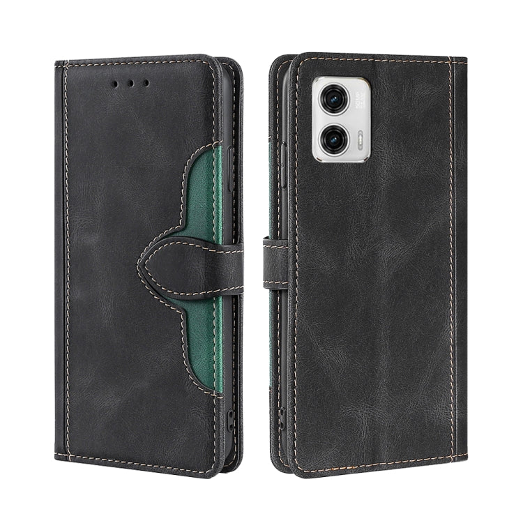 Skin Feel Magnetic Buckle Leather Phone Case, For Motorola Moto G53 5G/G13 4G/G23 4G, For Motorola Moto G73 5G, For OPPO Reno8 T 5G/A1 Pro 5G, For Xiaomi Redmi 12C 4G, For Kyocera Android One S10, For OnePlus Ace 2/11R