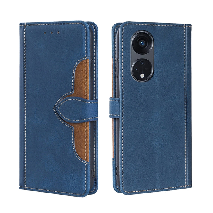 Skin Feel Magnetic Buckle Leather Phone Case, For Motorola Moto G53 5G/G13 4G/G23 4G, For Motorola Moto G73 5G, For OPPO Reno8 T 5G/A1 Pro 5G, For Xiaomi Redmi 12C 4G, For Kyocera Android One S10, For OnePlus Ace 2/11R