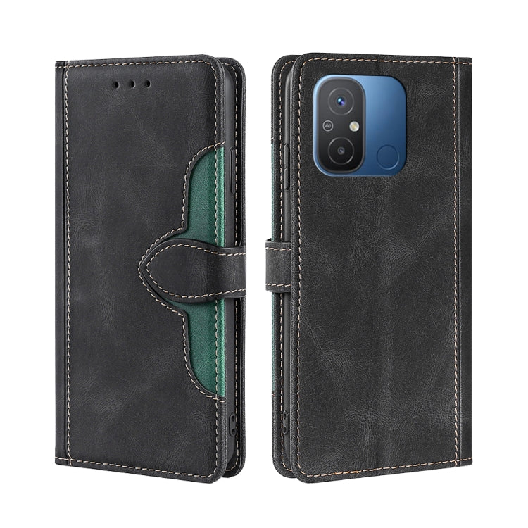 Skin Feel Magnetic Buckle Leather Phone Case, For Motorola Moto G53 5G/G13 4G/G23 4G, For Motorola Moto G73 5G, For OPPO Reno8 T 5G/A1 Pro 5G, For Xiaomi Redmi 12C 4G, For Kyocera Android One S10, For OnePlus Ace 2/11R