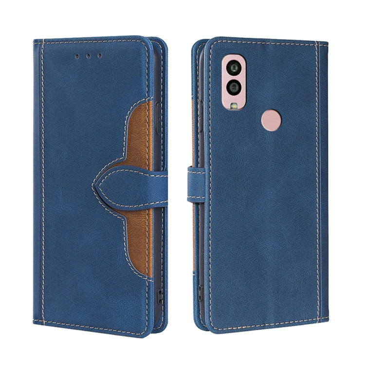 Skin Feel Magnetic Buckle Leather Phone Case, For Motorola Moto G53 5G/G13 4G/G23 4G, For Motorola Moto G73 5G, For OPPO Reno8 T 5G/A1 Pro 5G, For Xiaomi Redmi 12C 4G, For Kyocera Android One S10, For OnePlus Ace 2/11R