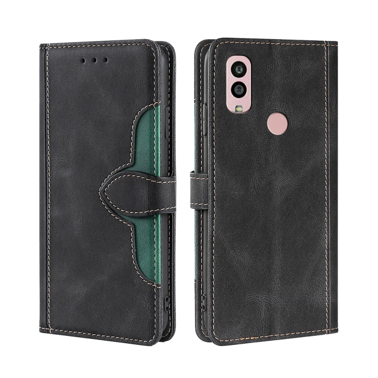 Skin Feel Magnetic Buckle Leather Phone Case, For Motorola Moto G53 5G/G13 4G/G23 4G, For Motorola Moto G73 5G, For OPPO Reno8 T 5G/A1 Pro 5G, For Xiaomi Redmi 12C 4G, For Kyocera Android One S10, For OnePlus Ace 2/11R