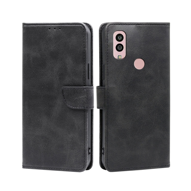 Calf Texture Buckle Flip Leather Phone Case