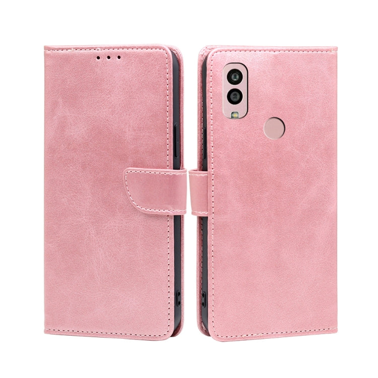 Calf Texture Buckle Flip Leather Phone Case