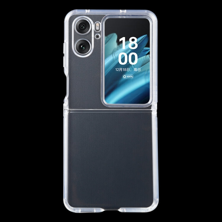 0.75mm Ultra-thin Transparent TPU Phone Case, For OPPO Find N2 Flip