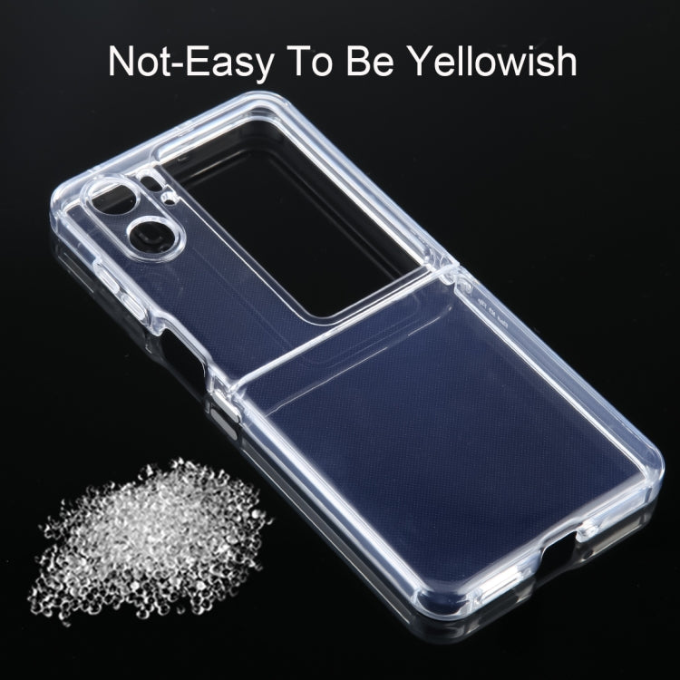 0.75mm Ultra-thin Transparent TPU Phone Case, For OPPO Find N2 Flip