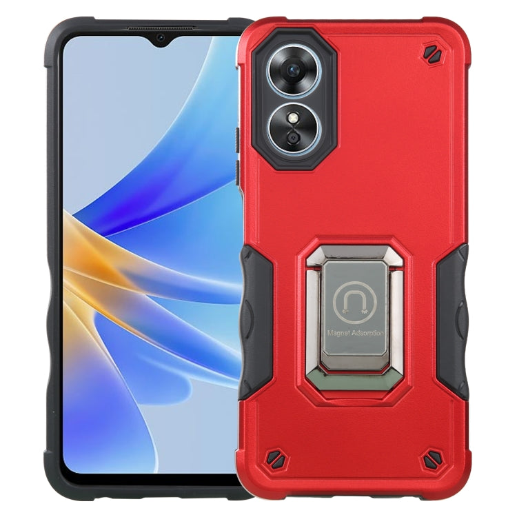 Non-slip Shockproof Armor Phone Case, For OPPO A17