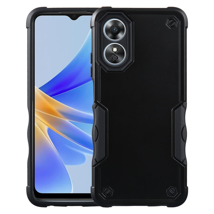 Non-slip Shockproof Armor Phone Case, For OPPO A17