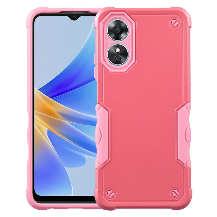 Non-slip Shockproof Armor Phone Case, For OPPO A17