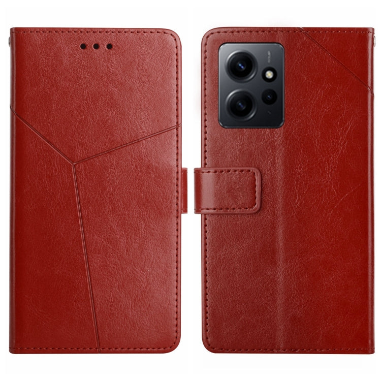 HT01 Y-shaped Pattern Flip Leather Phone Case