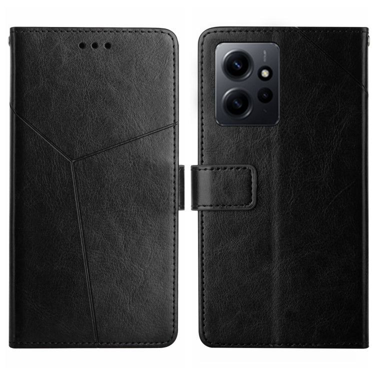 HT01 Y-shaped Pattern Flip Leather Phone Case