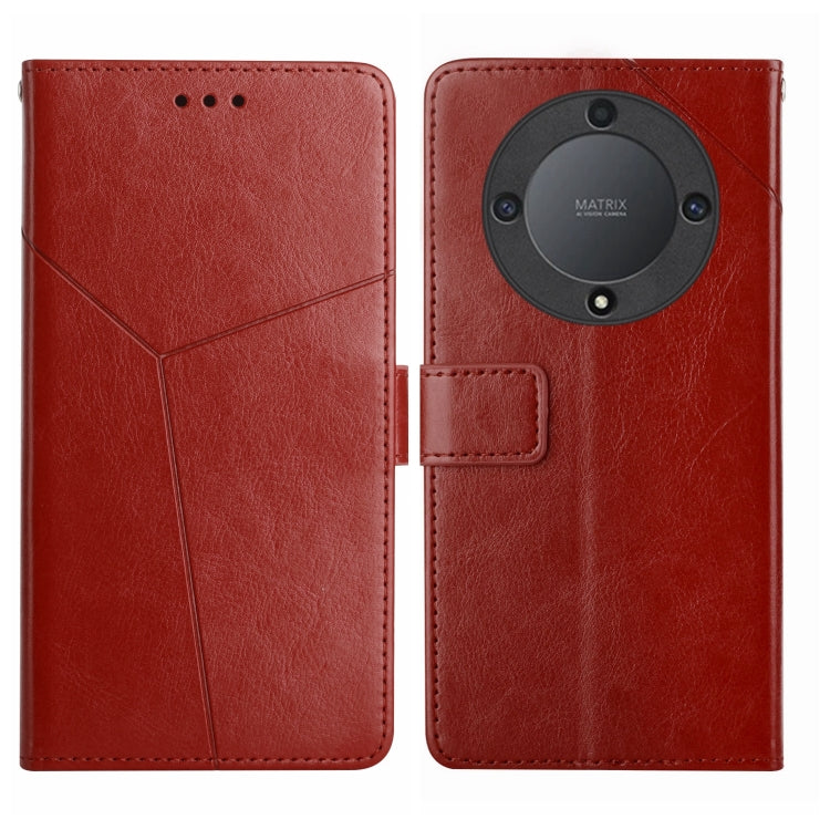 HT01 Y-shaped Pattern Flip Leather Phone Case