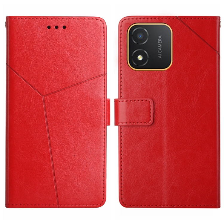HT01 Y-shaped Pattern Flip Leather Phone Case