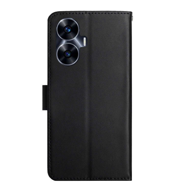 Genuine Leather Fingerprint-proof Flip Phone Case, For Realme C55, For Xiaomi Redmi Note 12 4G Global, For Honor X9a 5G / Magic5 Lite, For Honor X5 4G