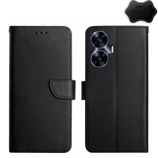 Genuine Leather Fingerprint-proof Flip Phone Case, For Realme C55, For Xiaomi Redmi Note 12 4G Global, For Honor X9a 5G / Magic5 Lite, For Honor X5 4G