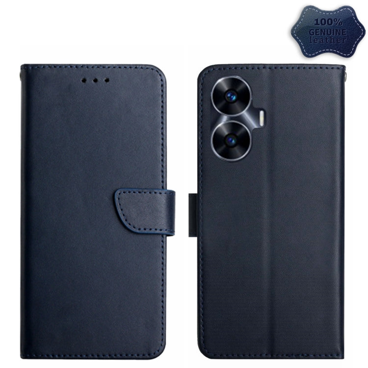 Genuine Leather Fingerprint-proof Flip Phone Case, For Realme C55, For Xiaomi Redmi Note 12 4G Global, For Honor X9a 5G / Magic5 Lite, For Honor X5 4G