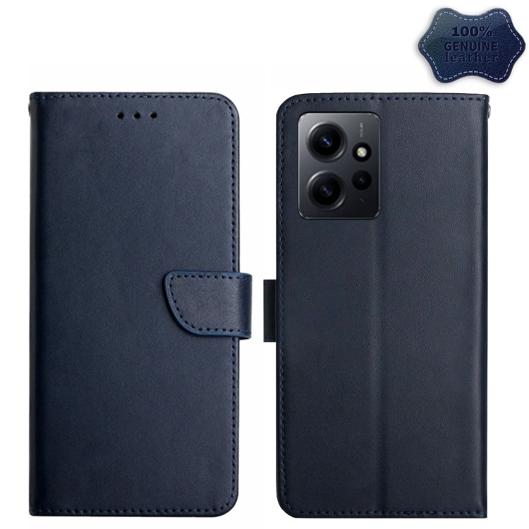 Genuine Leather Fingerprint-proof Flip Phone Case, For Realme C55, For Xiaomi Redmi Note 12 4G Global, For Honor X9a 5G / Magic5 Lite, For Honor X5 4G