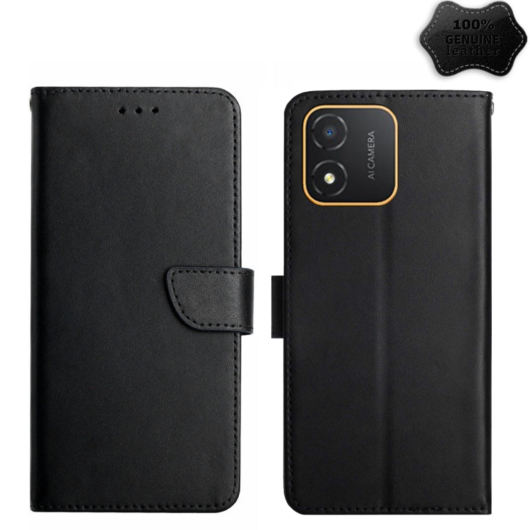 Genuine Leather Fingerprint-proof Flip Phone Case, For Realme C55, For Xiaomi Redmi Note 12 4G Global, For Honor X9a 5G / Magic5 Lite, For Honor X5 4G