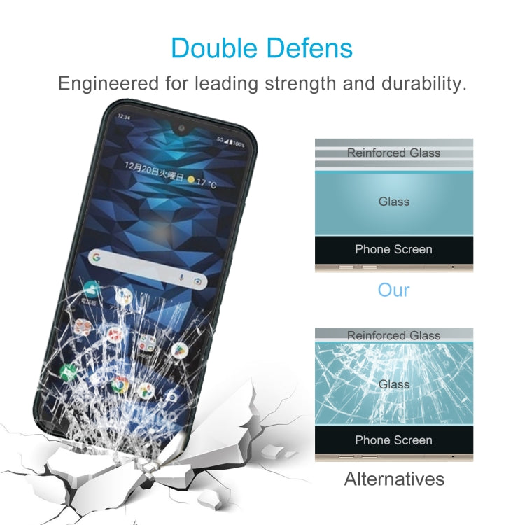 50pcs 0.26mm 9H 2.5D Tempered Glass Film