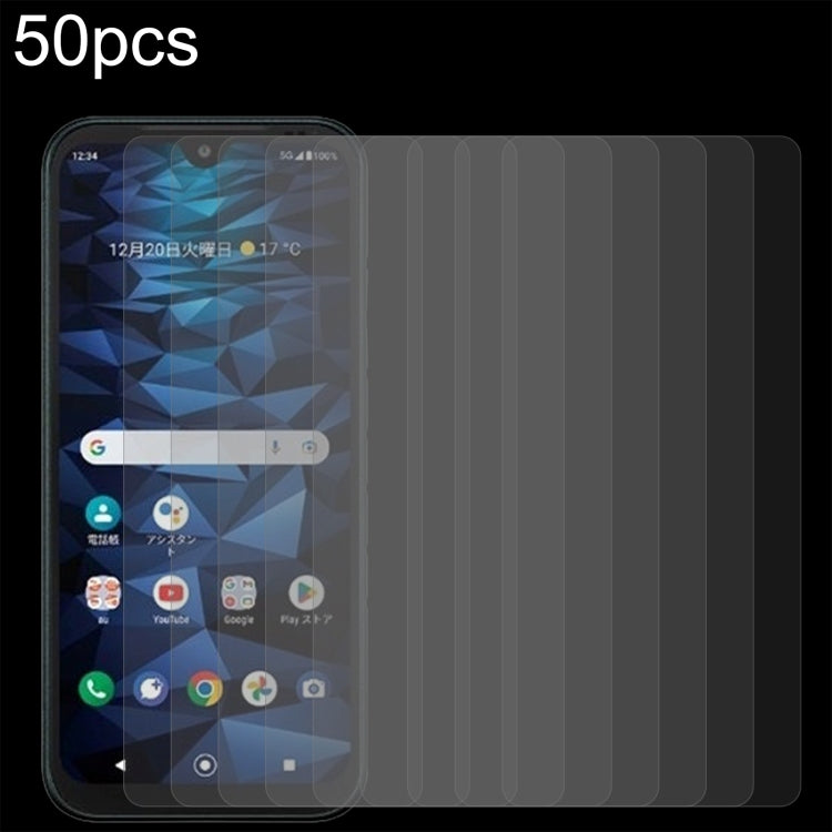 50pcs 0.26mm 9H 2.5D Tempered Glass Film