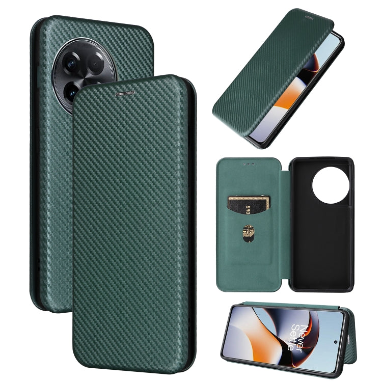 Carbon Fiber Texture Flip Leather Phone Case