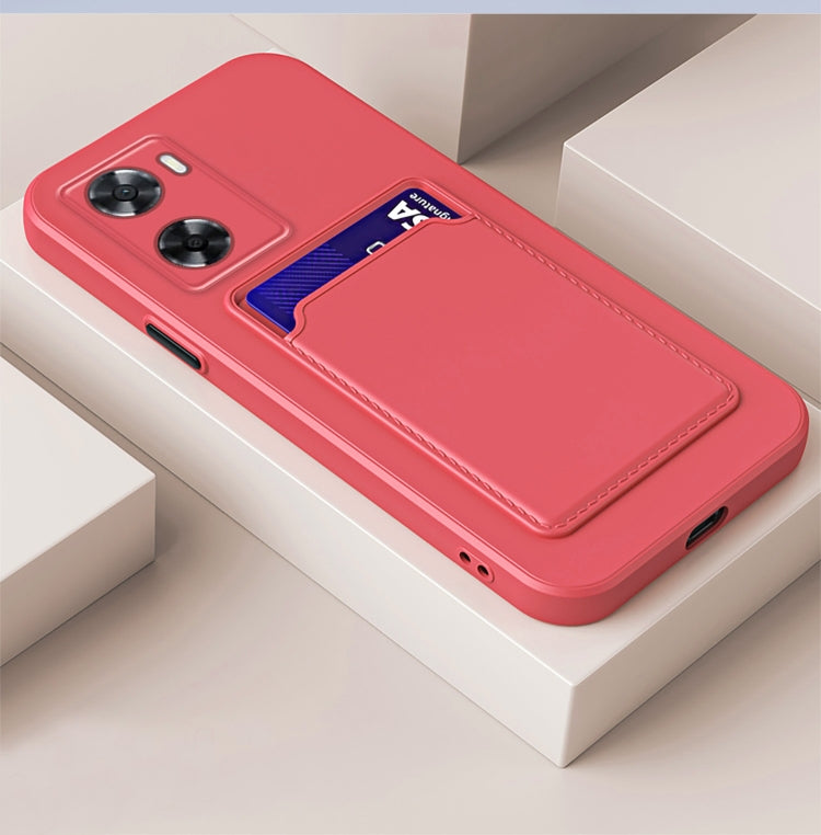 Skin Feel Card TPU Contrast Color Button Phone Case, For vivo Y02