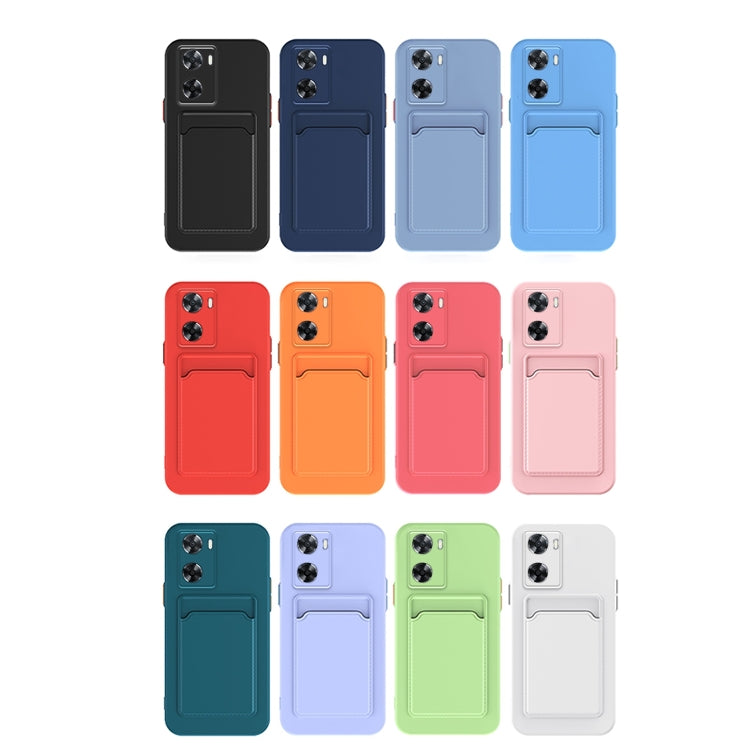 Skin Feel Card TPU Contrast Color Button Phone Case, For vivo Y02