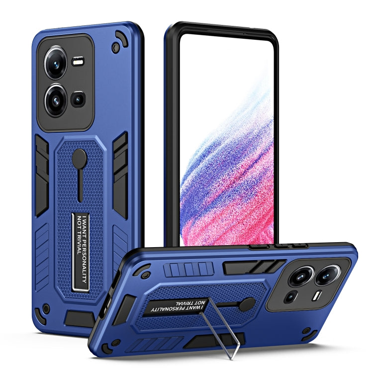 Variety Brave Armor Finger Loop Holder Phone Case, For vivo V25 5G / V25e, For vivo Y16 4G, For vivo Y21 / Y33s / Y21T India, For vivo Y35 4G