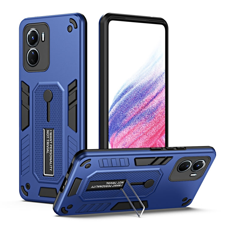 Variety Brave Armor Finger Loop Holder Phone Case, For vivo V25 5G / V25e, For vivo Y16 4G, For vivo Y21 / Y33s / Y21T India, For vivo Y35 4G