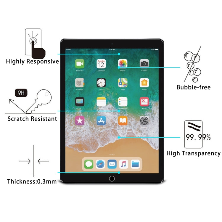 For OPPO Pad 2 / Pad Neo 11.4 2pcs 9H 2.5D Explosion-proof Tempered Tablet Glass Film, For iPad Pro 12.9 2017 / 2015 (2pcs), For OPPO Pad 2 / Pad Neo 11.4(2 PCS)