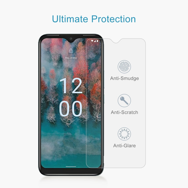 50pcs 0.26mm 9H 2.5D Tempered Glass Film