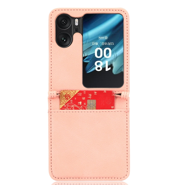 Lambskin Leather Phone Case, For OPPO Find N2 Flip, For OPPO Find N2