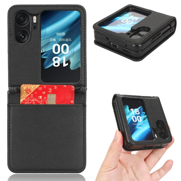 Lambskin Leather Phone Case, For OPPO Find N2 Flip, For OPPO Find N2