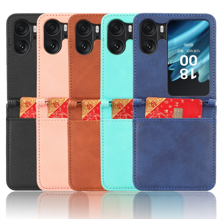 Lambskin Leather Phone Case, For OPPO Find N2 Flip, For OPPO Find N2