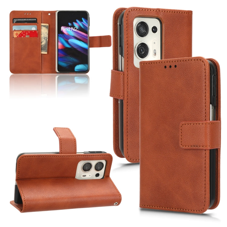 Lambskin Leather Phone Case, For OPPO Find N2 Flip, For OPPO Find N2