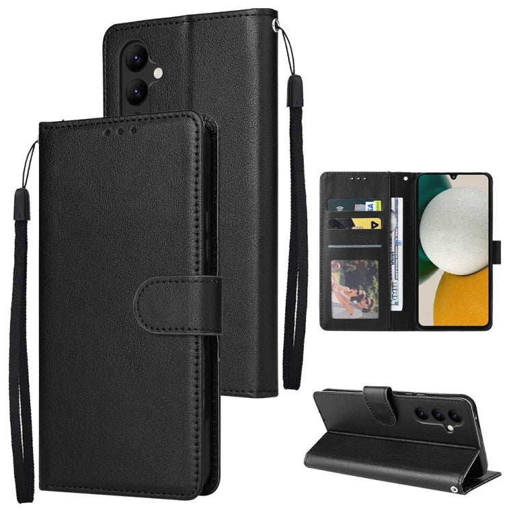 3 Card Slots Multifunctional Leather Phone Case, For Samsung Galaxy A34, For Samsung Galaxy A54, For Infinix Hot 10 Lite, For OPPO A58 / A78