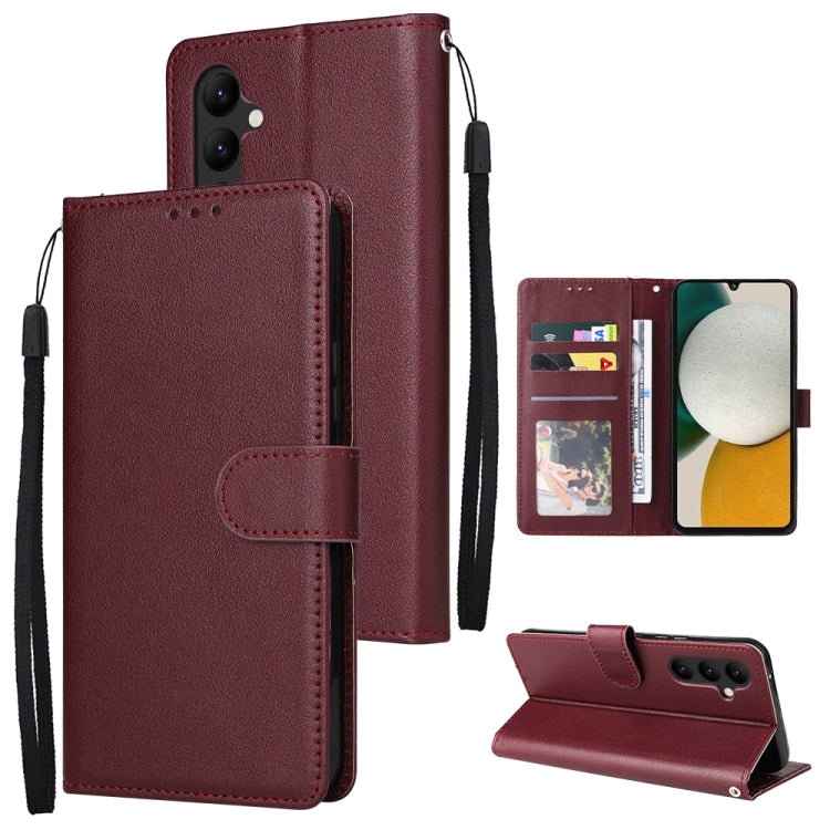 3 Card Slots Multifunctional Leather Phone Case, For Samsung Galaxy A34, For Samsung Galaxy A54, For Infinix Hot 10 Lite