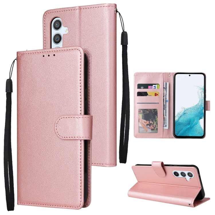 3 Card Slots Multifunctional Leather Phone Case, For Samsung Galaxy A34, For Samsung Galaxy A54, For Infinix Hot 10 Lite, For OPPO A58 / A78