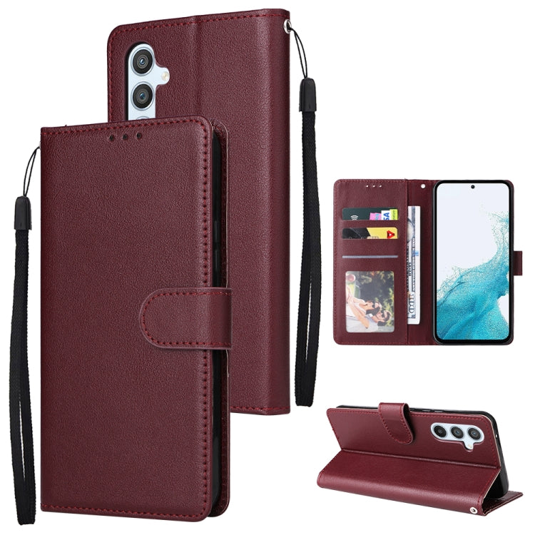 3 Card Slots Multifunctional Leather Phone Case, For Samsung Galaxy A34, For Samsung Galaxy A54, For Infinix Hot 10 Lite