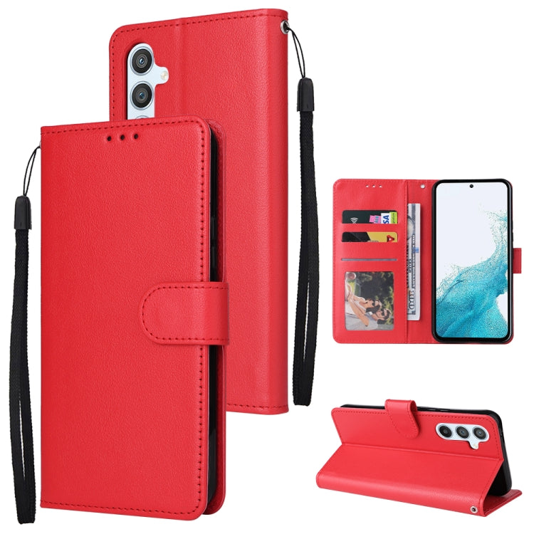 3 Card Slots Multifunctional Leather Phone Case, For Samsung Galaxy A34, For Samsung Galaxy A54, For Infinix Hot 10 Lite