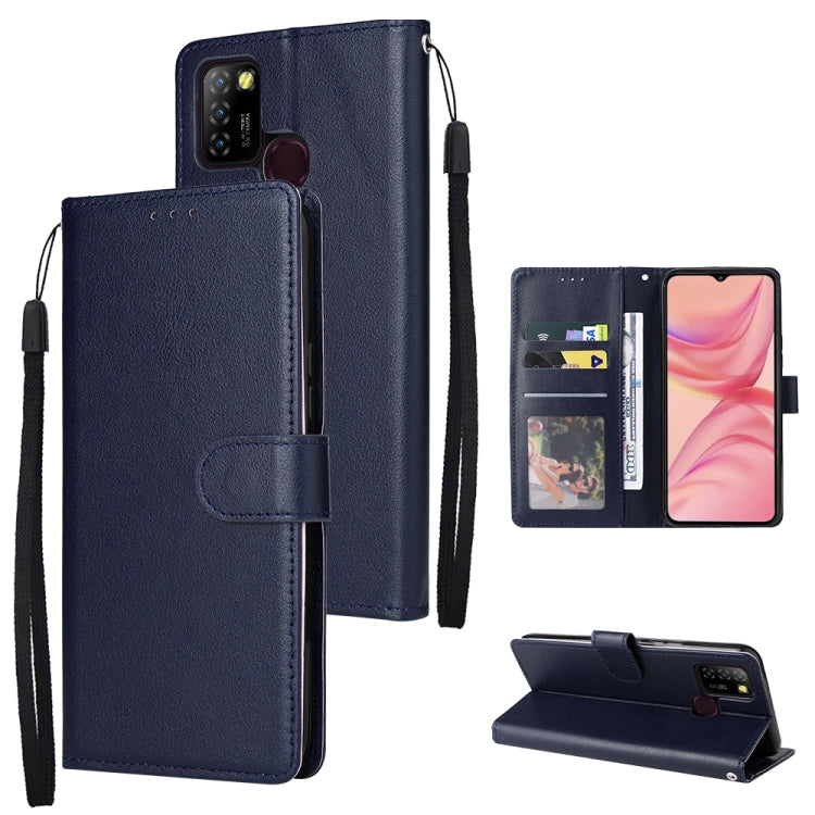 3 Card Slots Multifunctional Leather Phone Case, For Samsung Galaxy A34, For Samsung Galaxy A54, For Infinix Hot 10 Lite