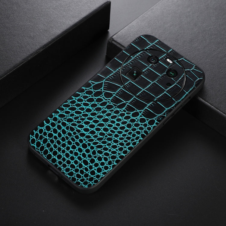 Crocodile Texture Genuine Leather Phone Case, For OPPO Find X6, For OPPO Find X6 Pro, For Sony Xperia 10 V