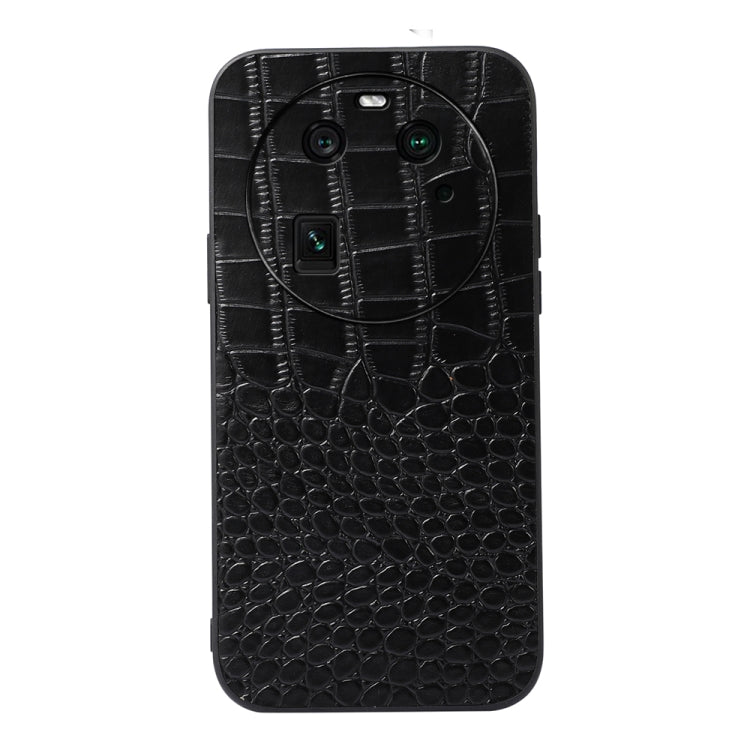 Crocodile Texture Genuine Leather Phone Case, For OPPO Find X6, For OPPO Find X6 Pro, For Sony Xperia 10 V