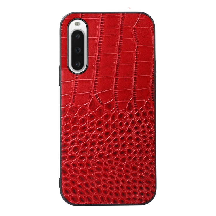 Crocodile Texture Genuine Leather Phone Case, For OPPO Find X6, For OPPO Find X6 Pro, For Sony Xperia 10 V