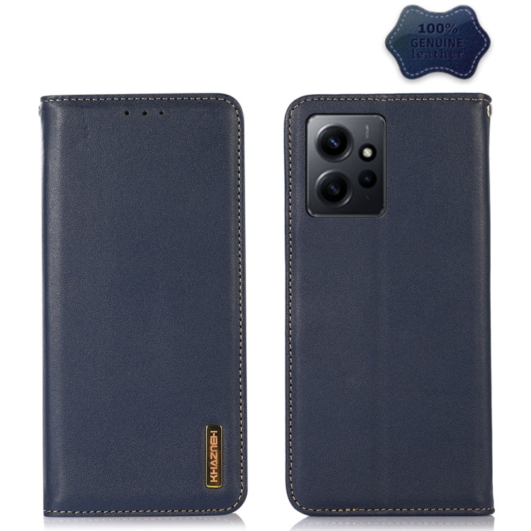 KHAZNEH Nappa Top Layer Cowhide Leather Phone Case, For OPPO Find X6, For OPPO Find X6 Pro, For Xiaomi Redmi Note 12 4G Global, For Samsung Galaxy M14 5G