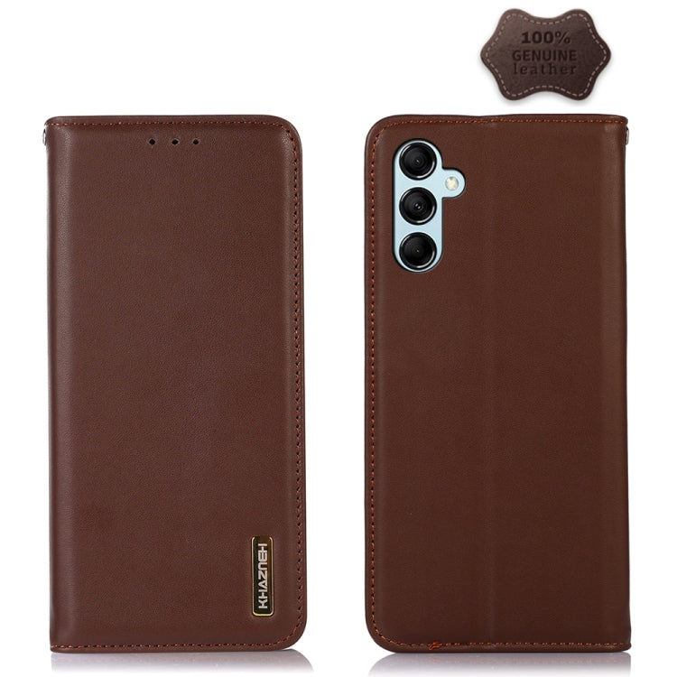 KHAZNEH Nappa Top Layer Cowhide Leather Phone Case, For OPPO Find X6, For OPPO Find X6 Pro, For Xiaomi Redmi Note 12 4G Global, For Samsung Galaxy M14 5G