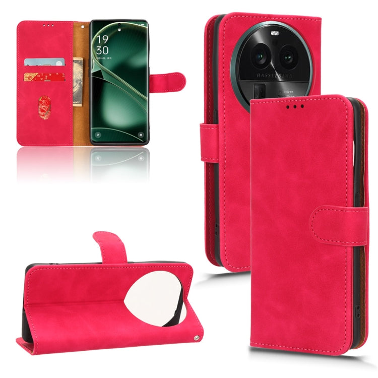 Skin Feel Magnetic Flip Leather Phone Case