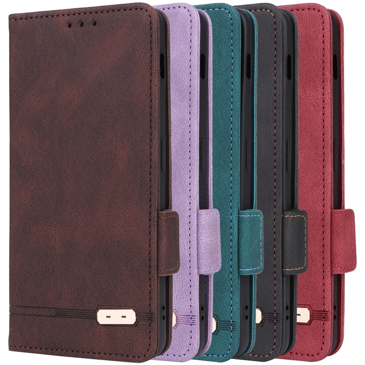 Magnetic Clasp Leather Phone Case
