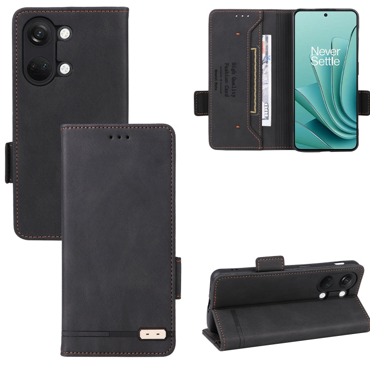 Magnetic Clasp Leather Phone Case, For Realme C55, For OnePlus Ace 2V