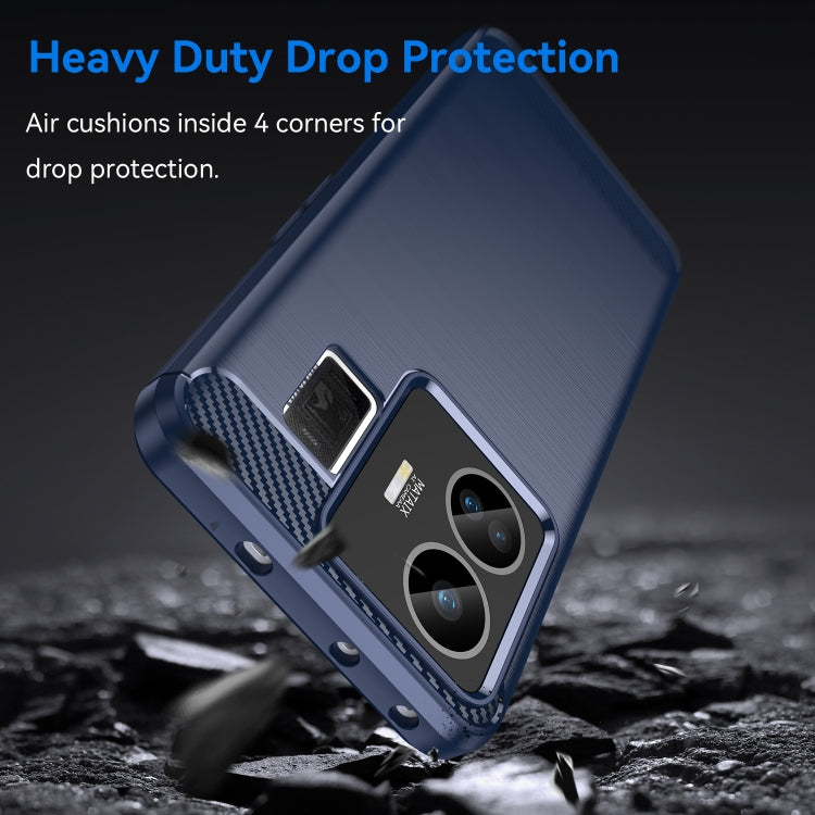 Brushed Texture Carbon Fiber TPU Phone Case, For Realme GT3, For Realme GT Neo 5, For Huawei P60